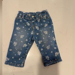 Carter's Blue Floral Kids Jeans